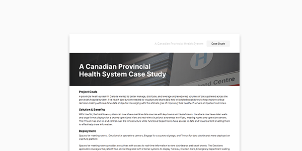 Eine Fallstudie über das Gesundheitssystem einer kanadischen Provinz