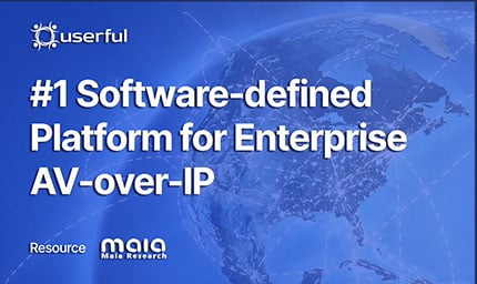Nummer eins der Software-definierten Plattformen für Enterprise AV-Over IP