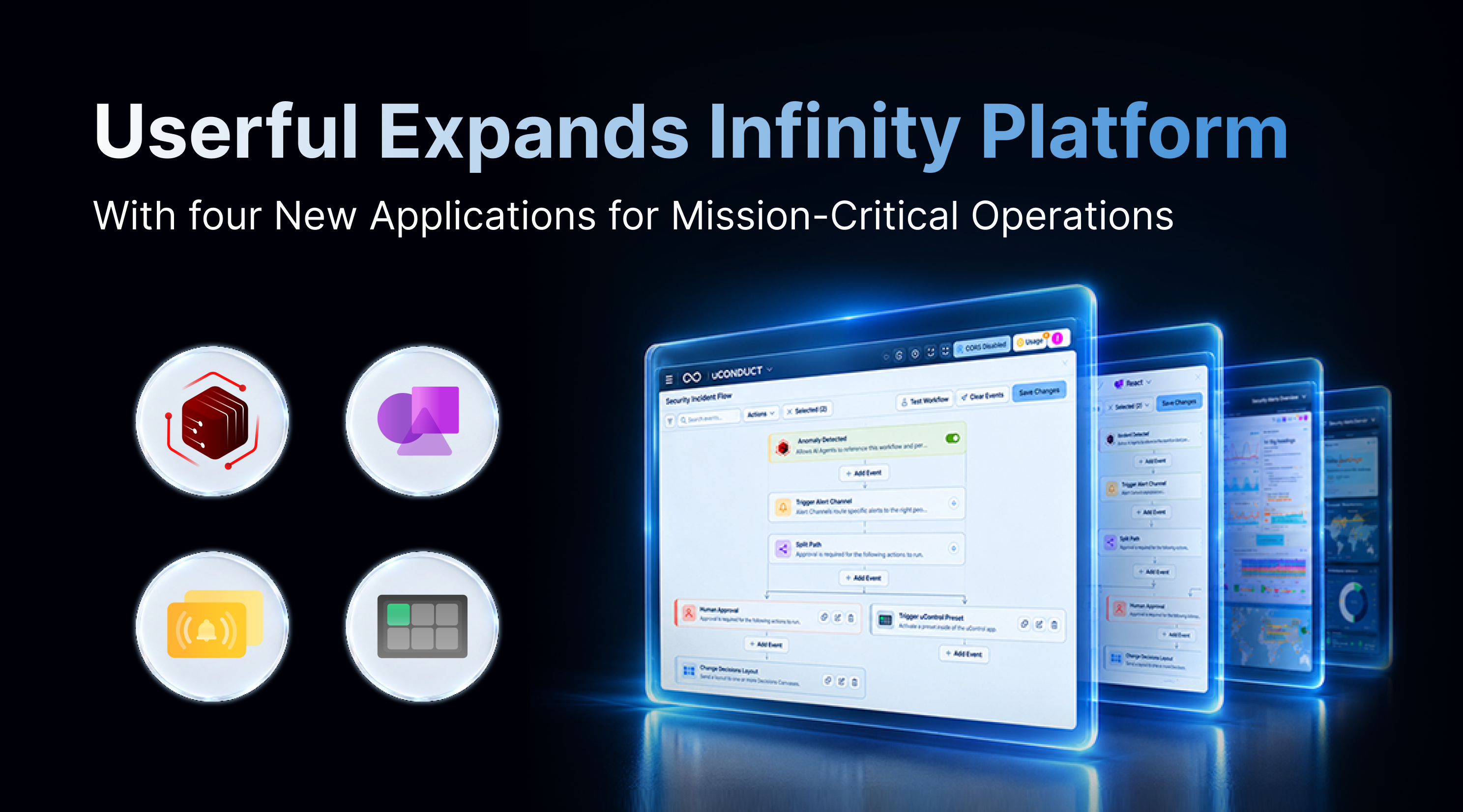Userful erweitert die Infinity-Plattform um vier neue Anwendungen für geschäftskritische Abläufe