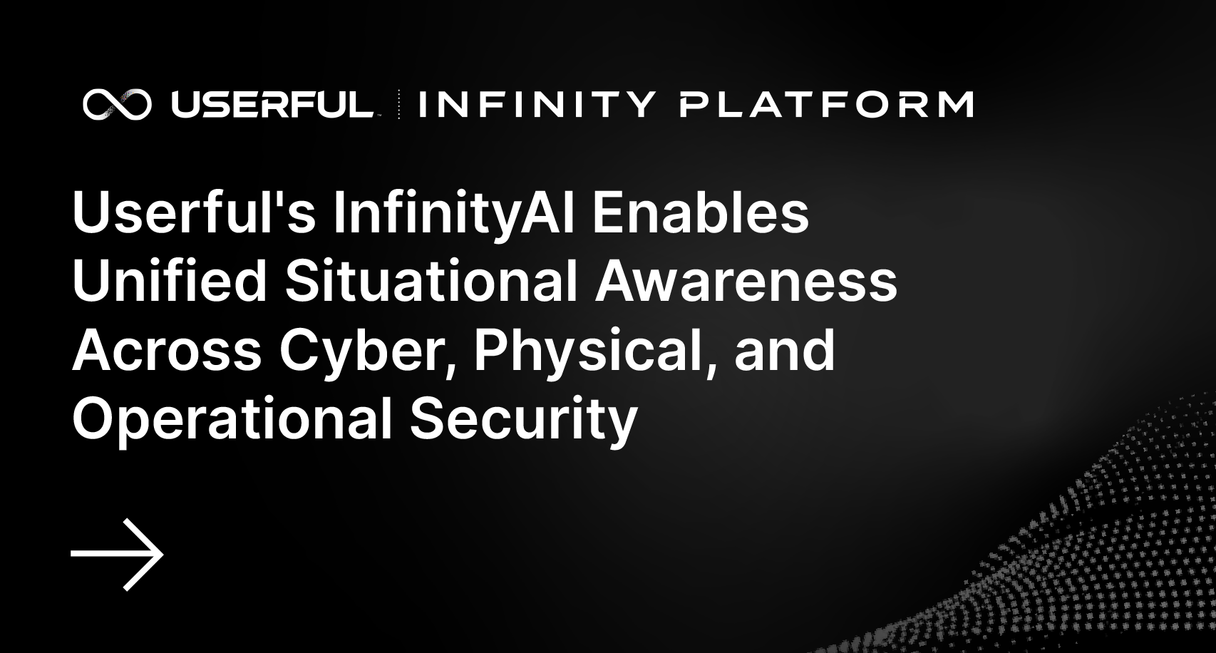 Userful InfinityAI ermöglicht ein einheitliches Situationsbewusstsein in den Bereichen Cyber-, physische und betriebliche Sicherheit...